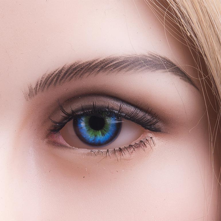 Sino Doll  Extra Eyes - Blue Green #7